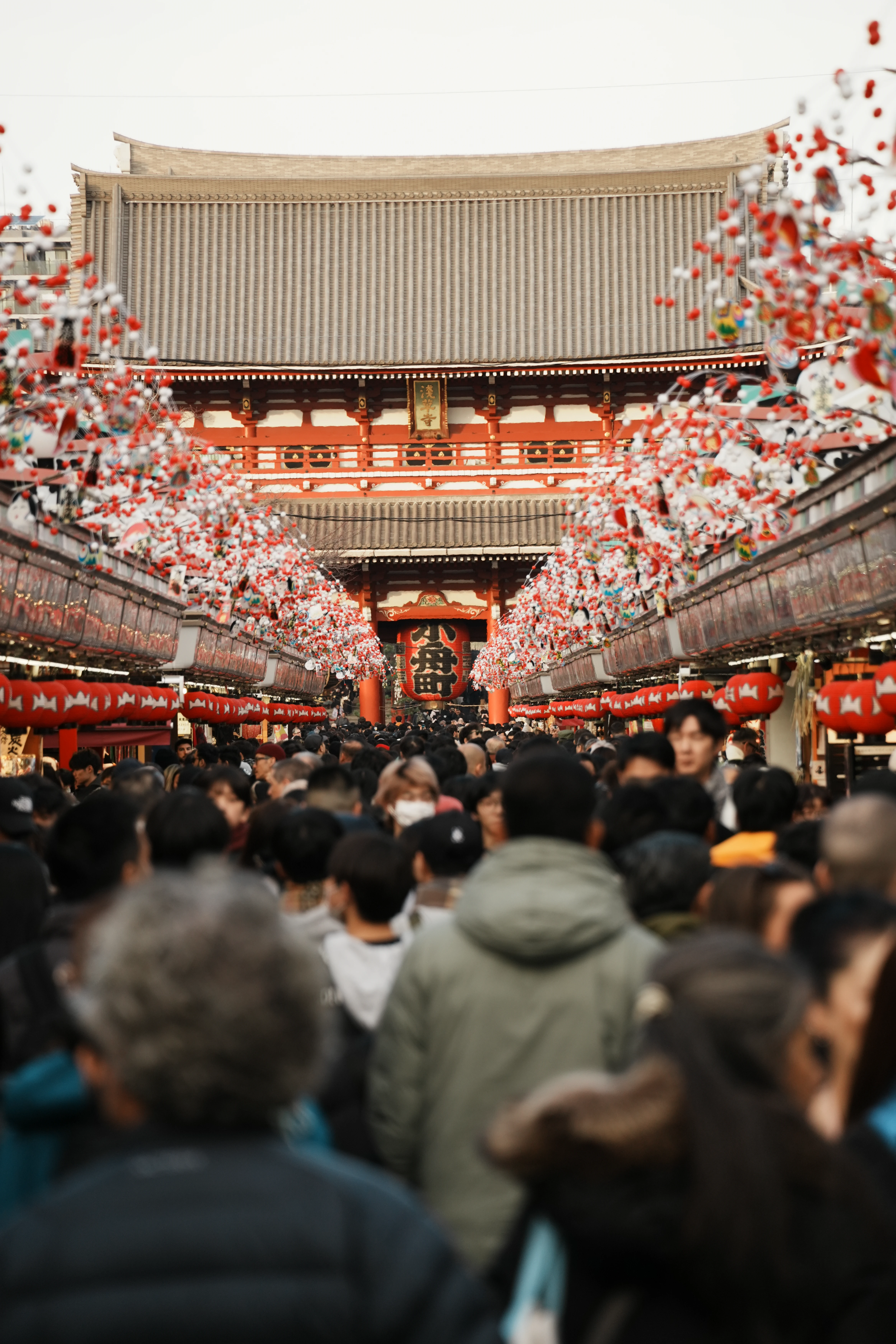 A lively approach to the temple