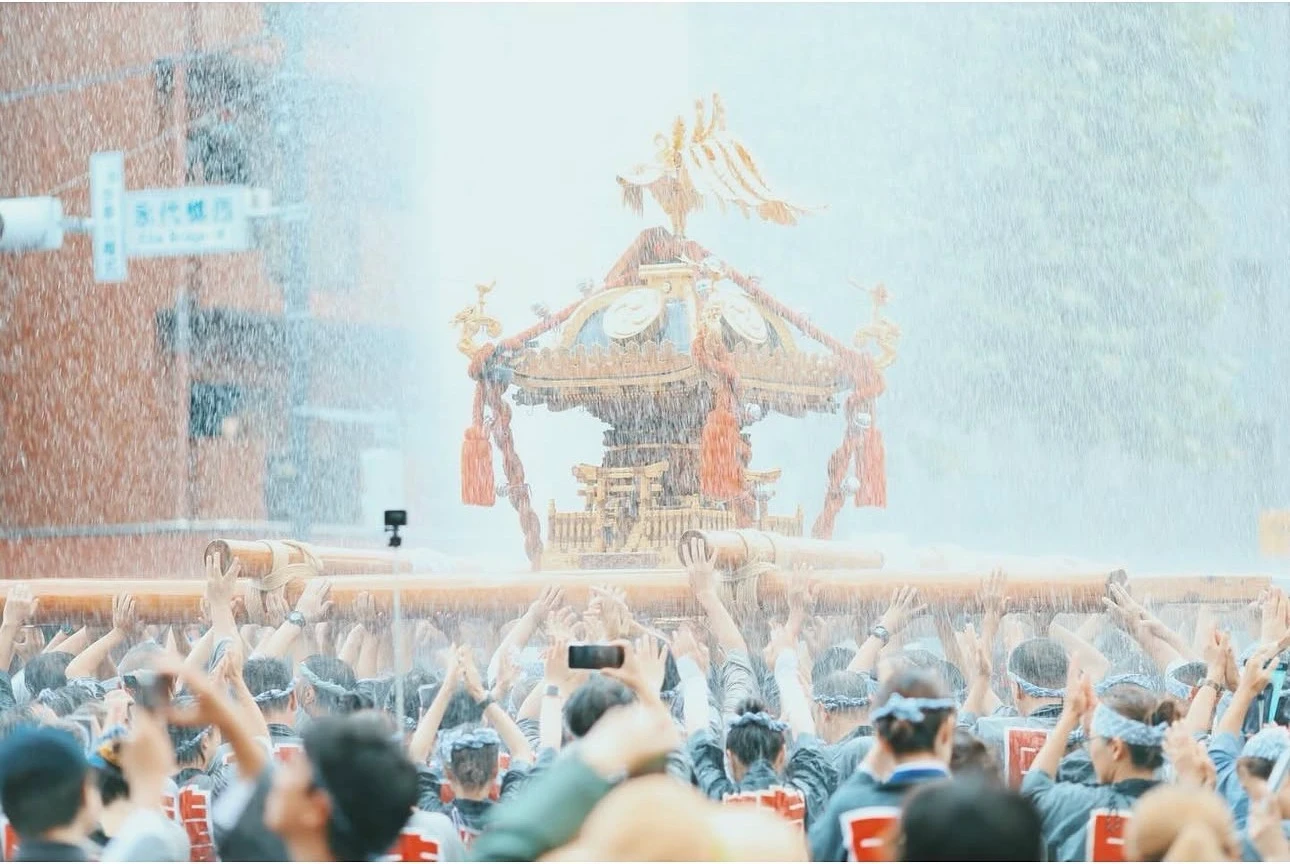 The energy of a festival